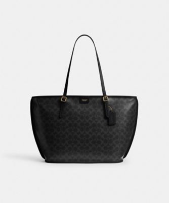 COACH シグネチャー トートバッグ タクシー トート バッグ・シグネチャー キャンバス | COACH
